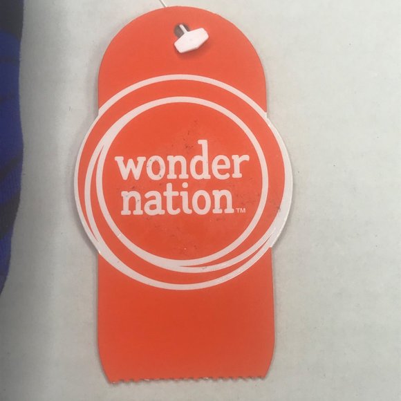 Wonder Nation Boy's Size 6 Adjustable Waist Flat Front Short Blue Palm Leaf New - Picture 3 of 13